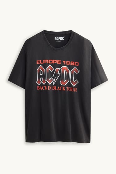 Herren - T-Shirt - Relaxed Fit - AC/DC - schwarz