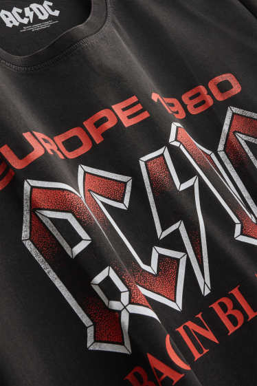 Herren - T-Shirt - Relaxed Fit - AC/DC - schwarz