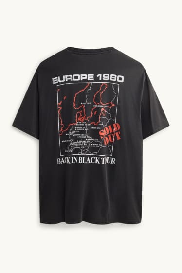 Herren - T-Shirt - Relaxed Fit - AC/DC - schwarz