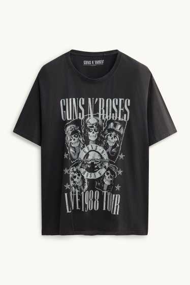 Hommes - T-shirt - noir