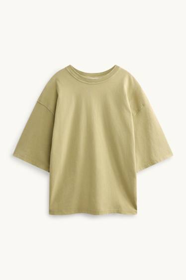 Damen - T-Shirt - Oversized - hellgrün