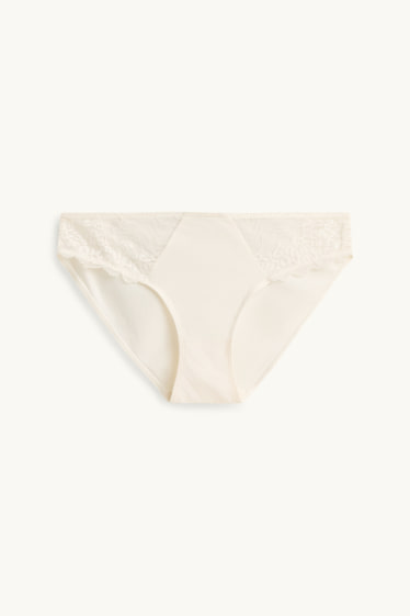 Damen - Slip - weiß