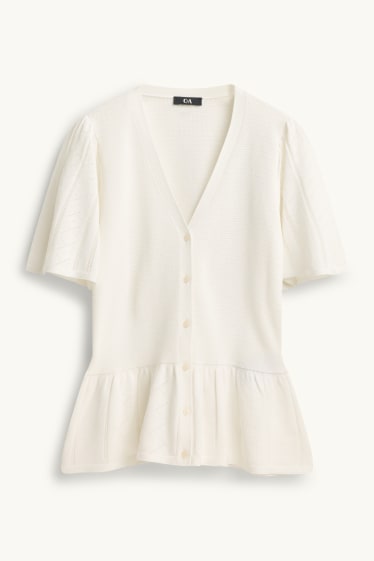 Dames - Vest - wit