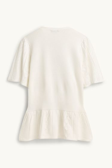 Dames - Vest - wit