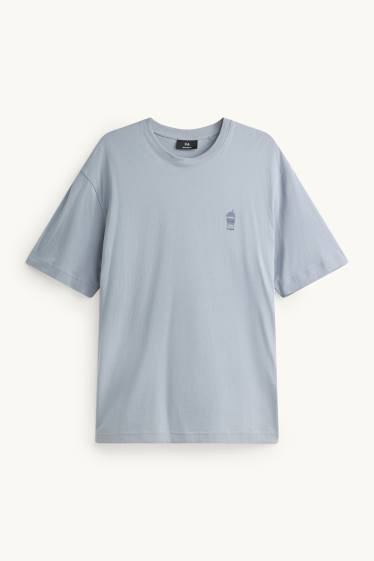 Bărbați - Tricou - relaxed fit - gri
