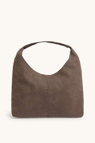 Femei - Geantă shopper mare - maro