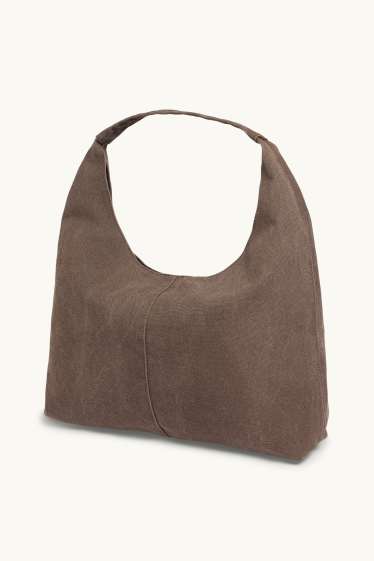Femei - Geantă shopper mare - maro