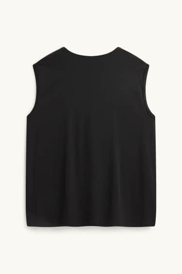 Home - Samarreta sense mànigues - negre