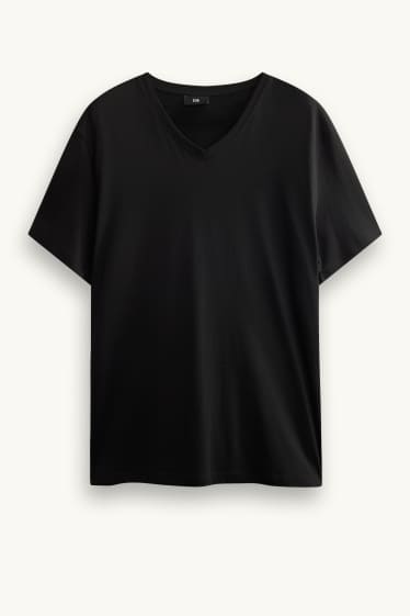 Pánské - Tričko - regular fit - černá