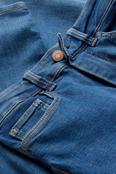 Femmes - Jean capri - high waist - jean bleu