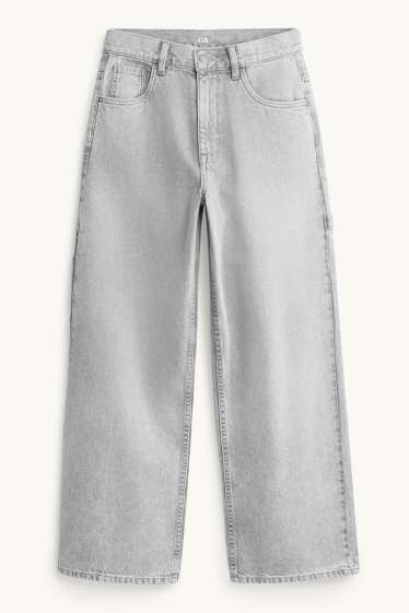 Kinder Buben - Baggy Jeans - jeansgrau