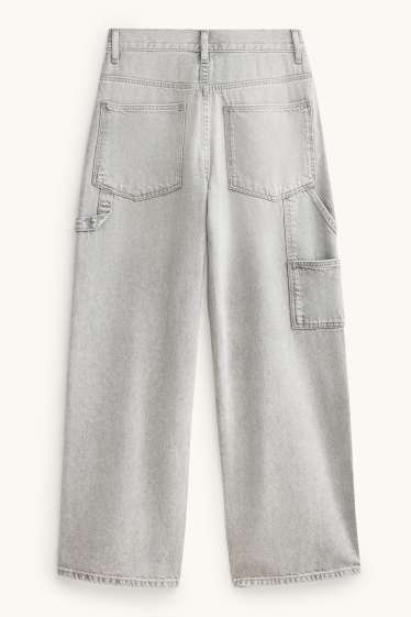 Kinder Buben - Baggy Jeans - jeansgrau