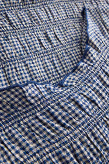 Donna - Camicia - blu / bianco