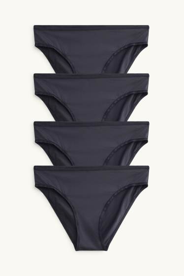 Damen - Multipack 3er - Slip - schwarz