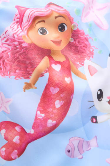 Kinder Mädchen - Gabby's Dollhouse - Badeanzug  - hellblau