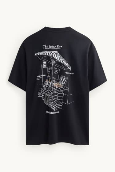 Home - Samarreta de màniga curta - relaxed fit - negre