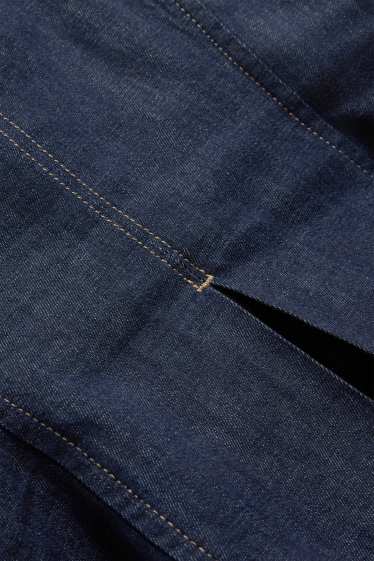 Damen - Jeans-Blusentop - jeansblau