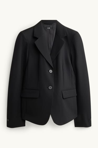 Women - Business blazer - fitted - black