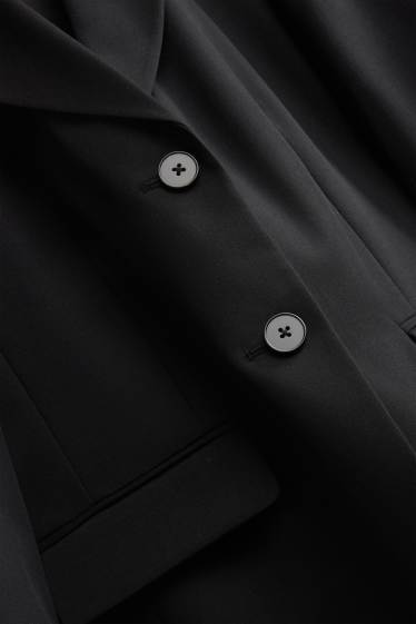 Women - Business blazer - fitted - black