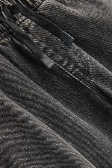 Copii - Băieți - Cargo jeans - gri închis