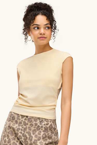 Damen - T-Shirt - Slim Fit - orange