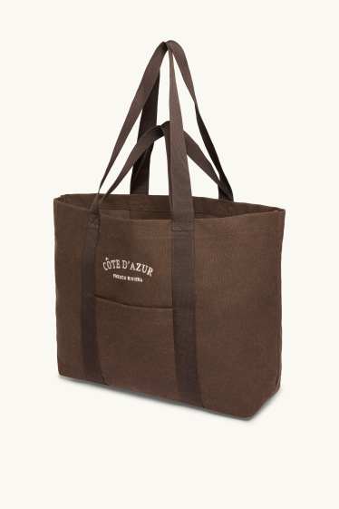 Femei - Geantă shopper mare - maro