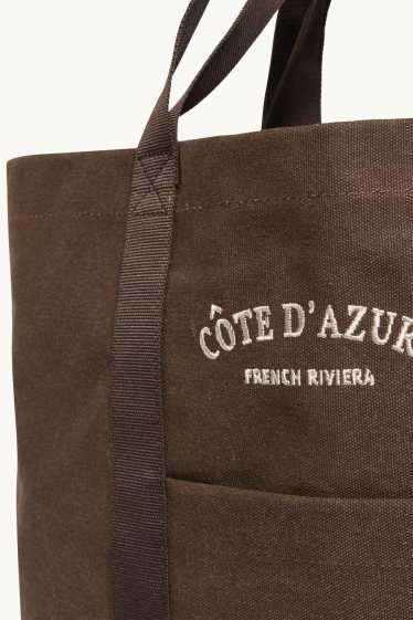 Femei - Geantă shopper mare - maro