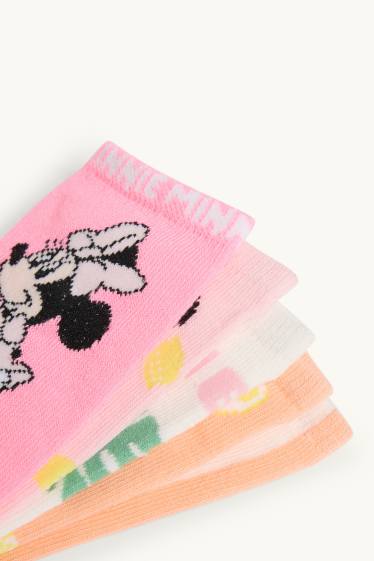 Copii - Fete - Șosete - roz / portocaliu