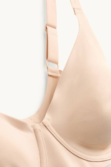 Dames - BH met beugels - niet voorgevormd - LYCRA® - beige
