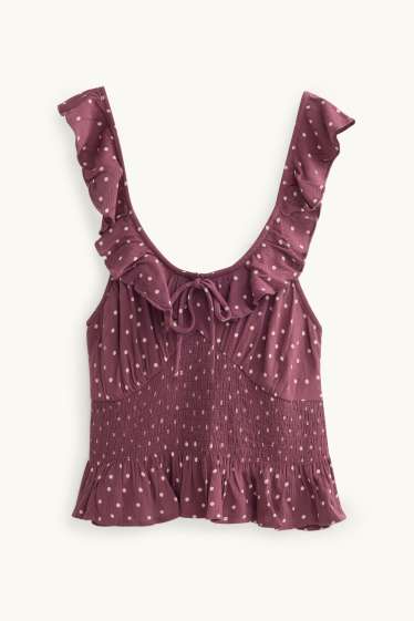 Dames - Blouse - paars