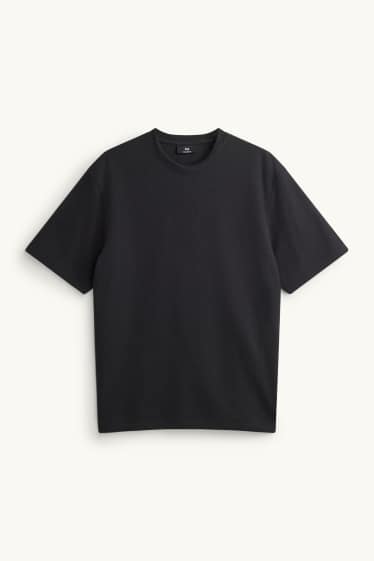 Herren - T-Shirt - Relaxed Fit - schwarz