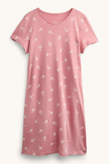 Women - Nightdress - floral - rose
