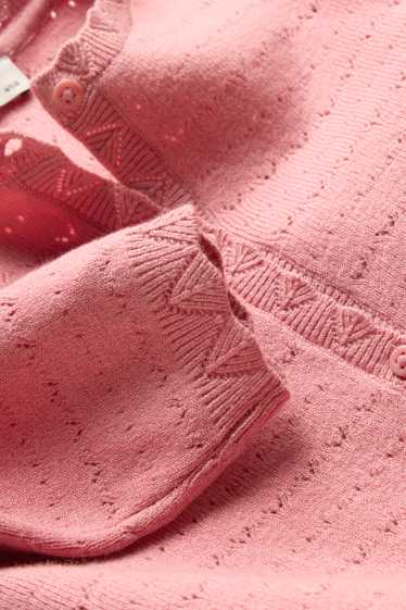 Kinder Mädchen - Strickjacke - rosa