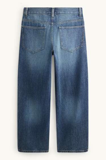 Kinderen: jongens - Baggy jeans - jeansblauw