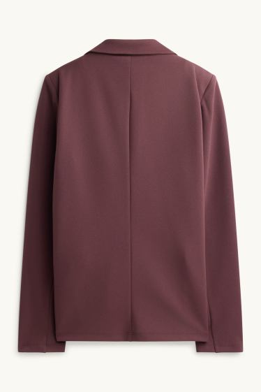 Dona - Blazer - regular fit - marró fosc