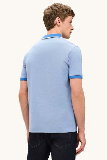 Heren - Poloshirt - regular fit - blauw
