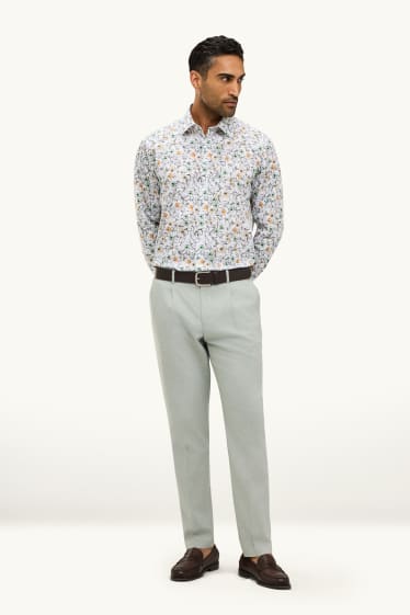 Herren - Baukasten-Hose - Regular Fit - hellgrün