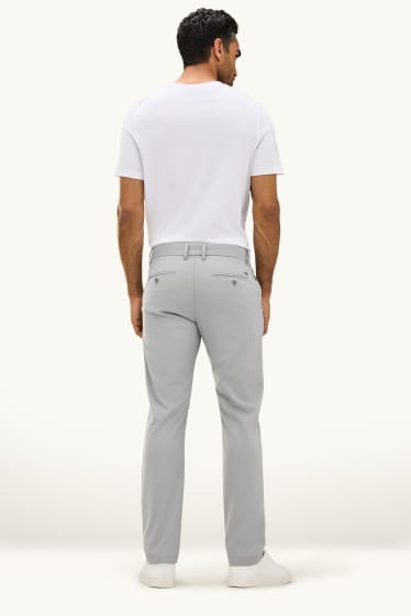 Herren - Chino - Slim Fit - grau