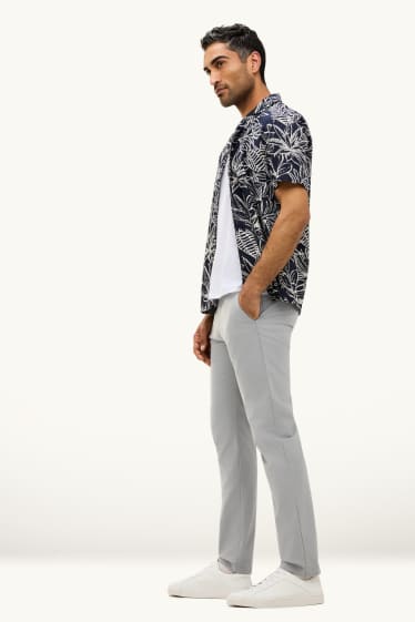 Herren - Chino - Slim Fit - grau