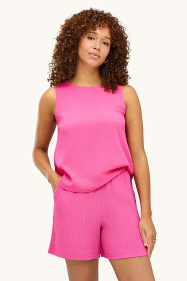 Femmes - Caraco - rose