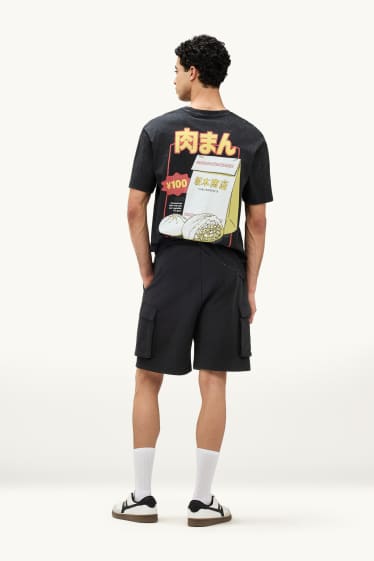 Men - Sweat shorts - black