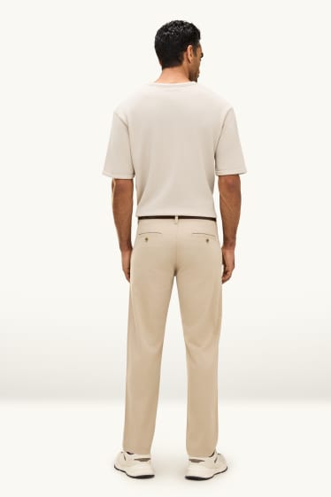 Hommes - Chino - tapered fit - beige