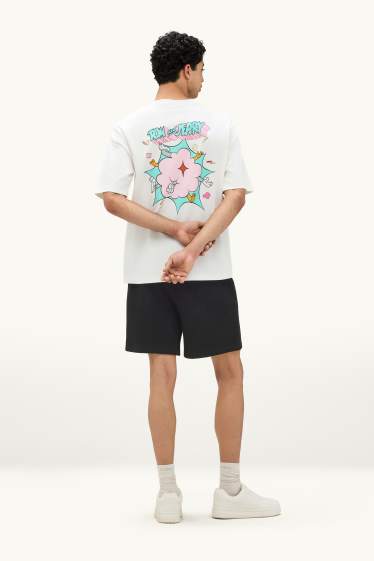 Heren - Short - geribd - zwart