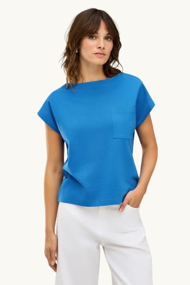 Donna - T-shirt - regular fit - blu