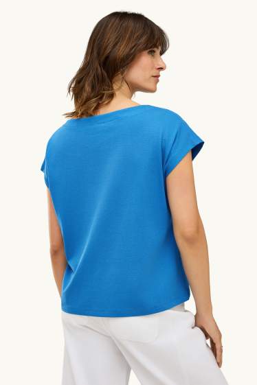 Donna - T-shirt - regular fit - blu