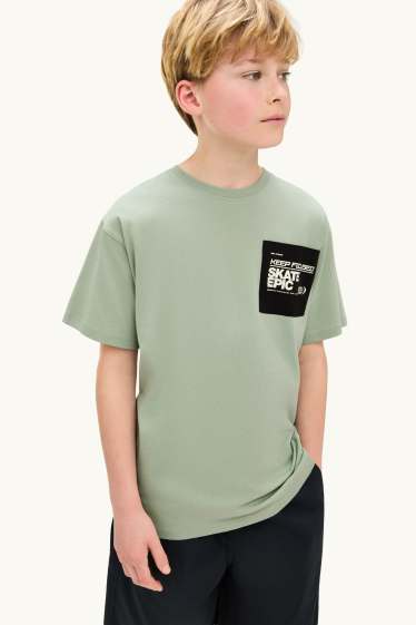 Kinder Buben - Multipack 3er - Gorilla - Kurzarmshirt - weiß