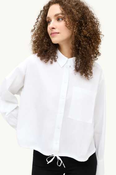 Women - Blouse - white