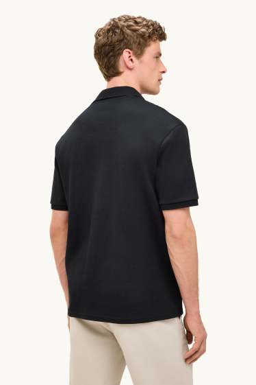 Home - Polo - relaxed fit - negre