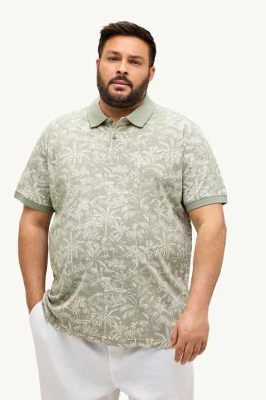 Bărbați - Tricou polo - regular fit - verde