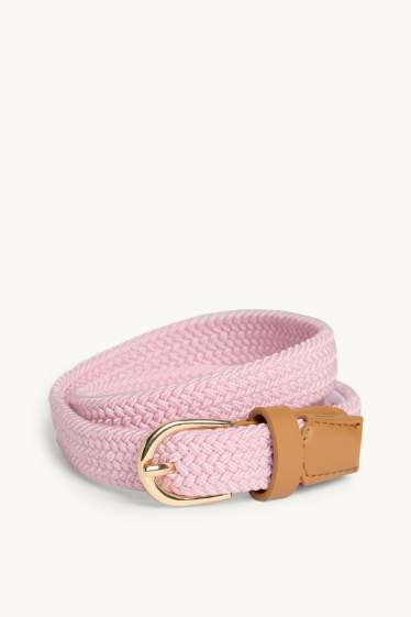 Kinder Mädchen - Gürtel - rosa